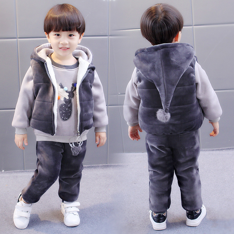 儿童男童装男孩衣服男宝宝冬装