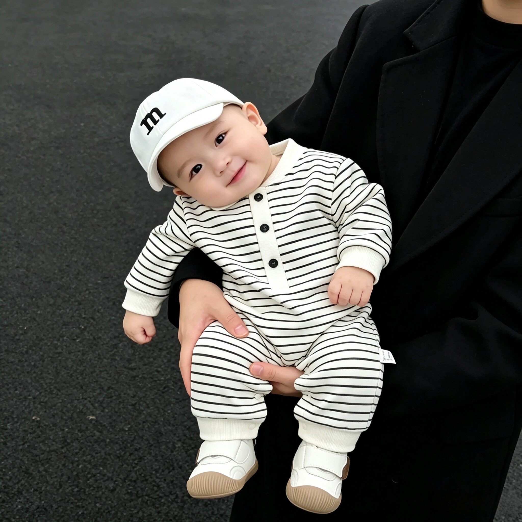 纯棉婴儿衣服宝宝连体衣男童装秋装春两0一3个月6五4七1岁半八9十