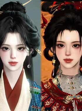归鸾 古风美人 川上述 逆水寒手游捏脸女通用