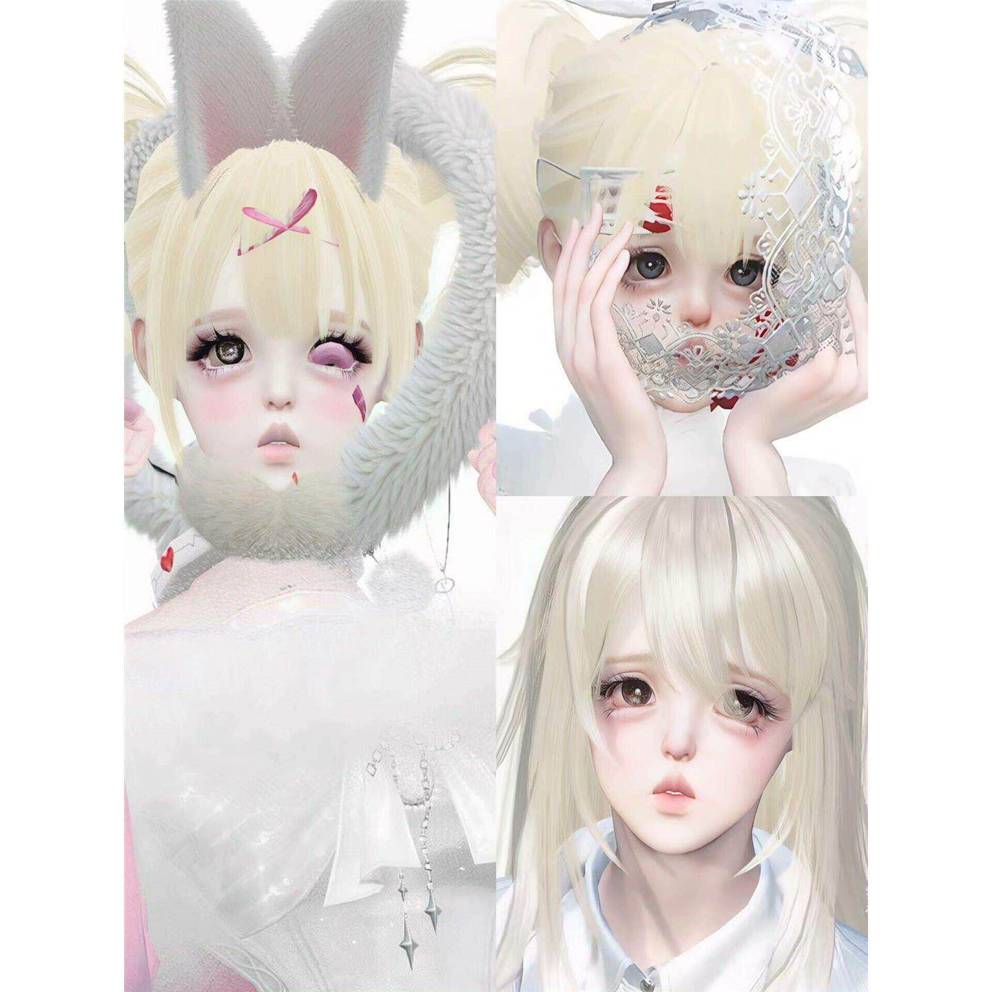 发4 人偶心事本 编织梦 逆水寒手游捏脸女通用