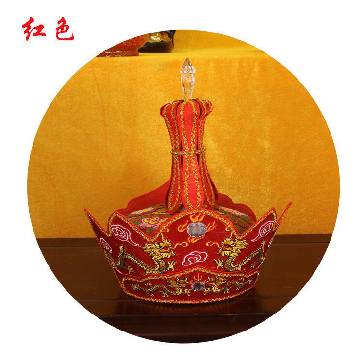 特价法师毗卢帽 唐僧帽子莲花 龙凤毗罗帽佛帽五佛冠