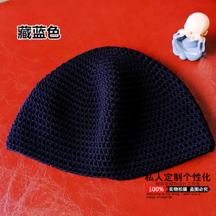 特价特价原创手工钩织定做中老年包头帽李雪健老韩同款毛线瓜皮帽