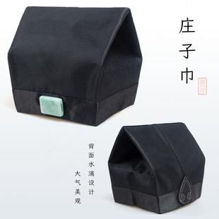 新款道帽道家用品道士庄子巾正一道士服装混元巾男华巾道巾法帽三