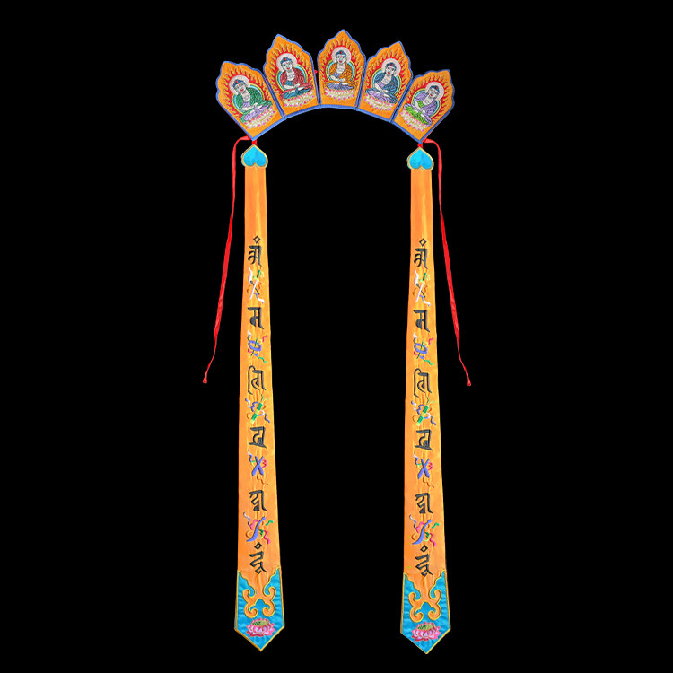 特价特价僧人服饰唐僧帽和尚帽毗卢帽帽冠五方佛宝冠高档五佛冠