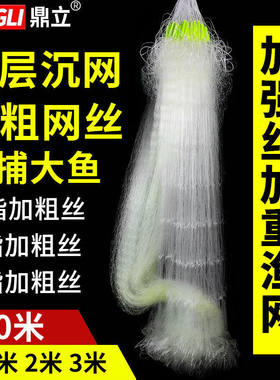 鼎立三层加粗丝渔网专门捕大鱼