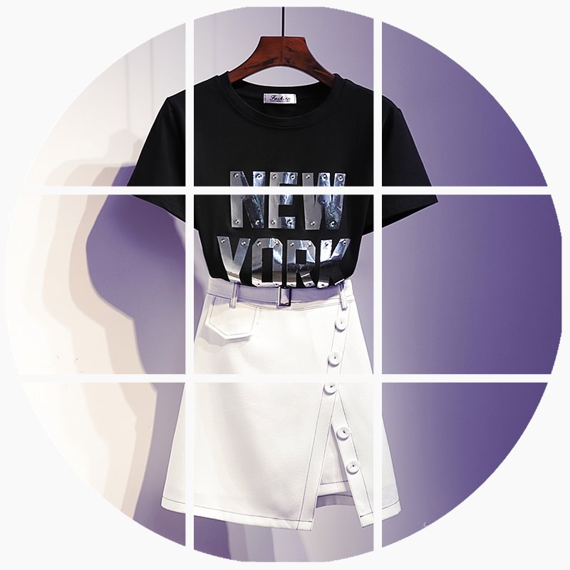 Large 2019 new pattern Summer wear Fat sister Show thin Western style Suit skirt Fat women Cover the belly Dress By agein the Women's clothing/Boutique , Large size women  category - from Buy2taobao.com to provide professional Taobao agent buy service