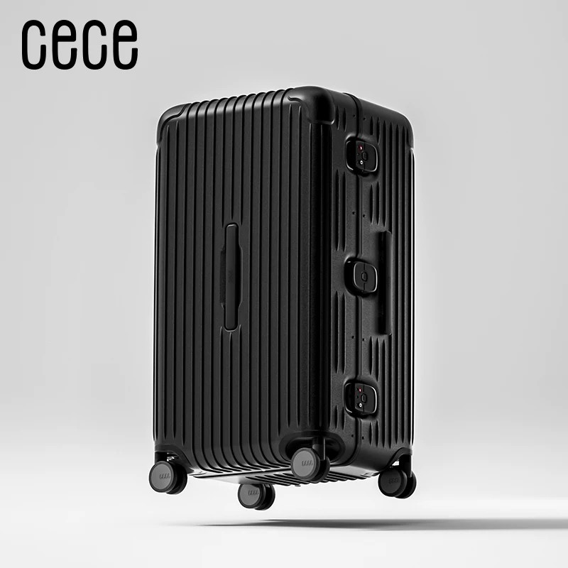 thumbnail for [New] CECE2026 New Aluminum Frame Luggage Women Large Capacity Thickened Durable Trolley Travel Lockbox