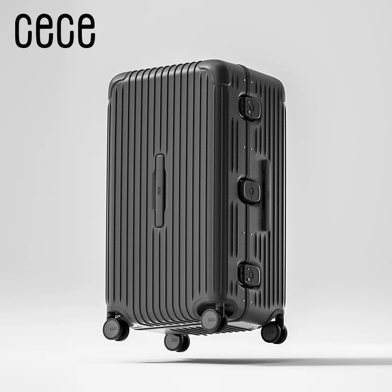 thumbnail for [New] CECE2026 New Aluminum Frame Luggage Women Large Capacity Thickened Durable Trolley Travel Lockbox