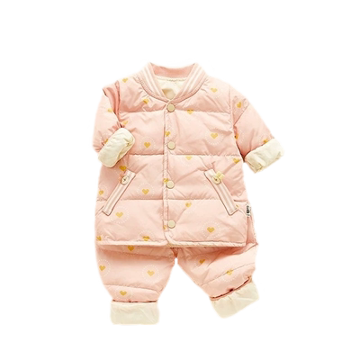 儿童轻薄羽绒服内胆套装婴儿衣服