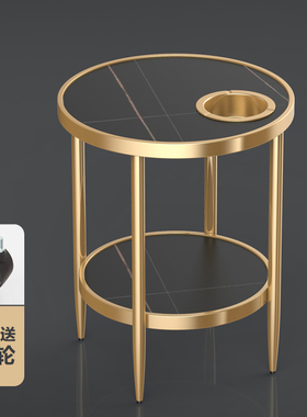 麻将机茶几棋牌室茶水架麻将桌旁边角几置物架茶台轻奢简约小茶几