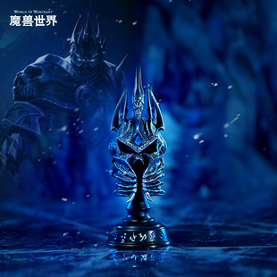 Blizzard暴雪官方正版游戏周边魔兽世界统御之盔金属复刻桌面摆件