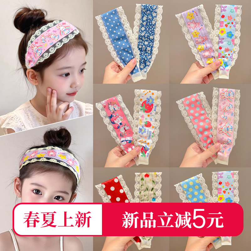 儿童发箍魔术贴碎发整理神器小女孩防滑头箍可爱甜美刘海发卡头饰