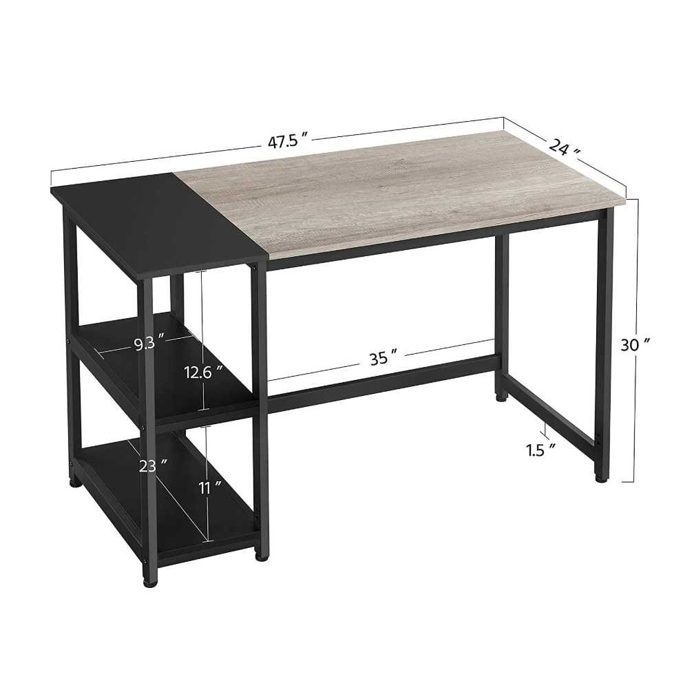 新款直销跨境钢木结构简易台式电脑桌 带文件架办公笔记本桌 左右,商业/办公家具,办公电脑桌,淘宝优惠券,粉丝福利购,淘宝优惠卷