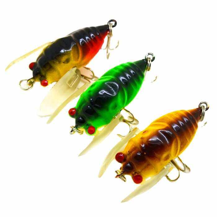 新款直销撞水波爬路亚饵 蝉 知了 6克波扒浮水型水面仿生昆虫假饵,户外/登山/野营/旅行用品,路亚饵,淘宝优惠券,粉丝福利购,淘宝优惠卷