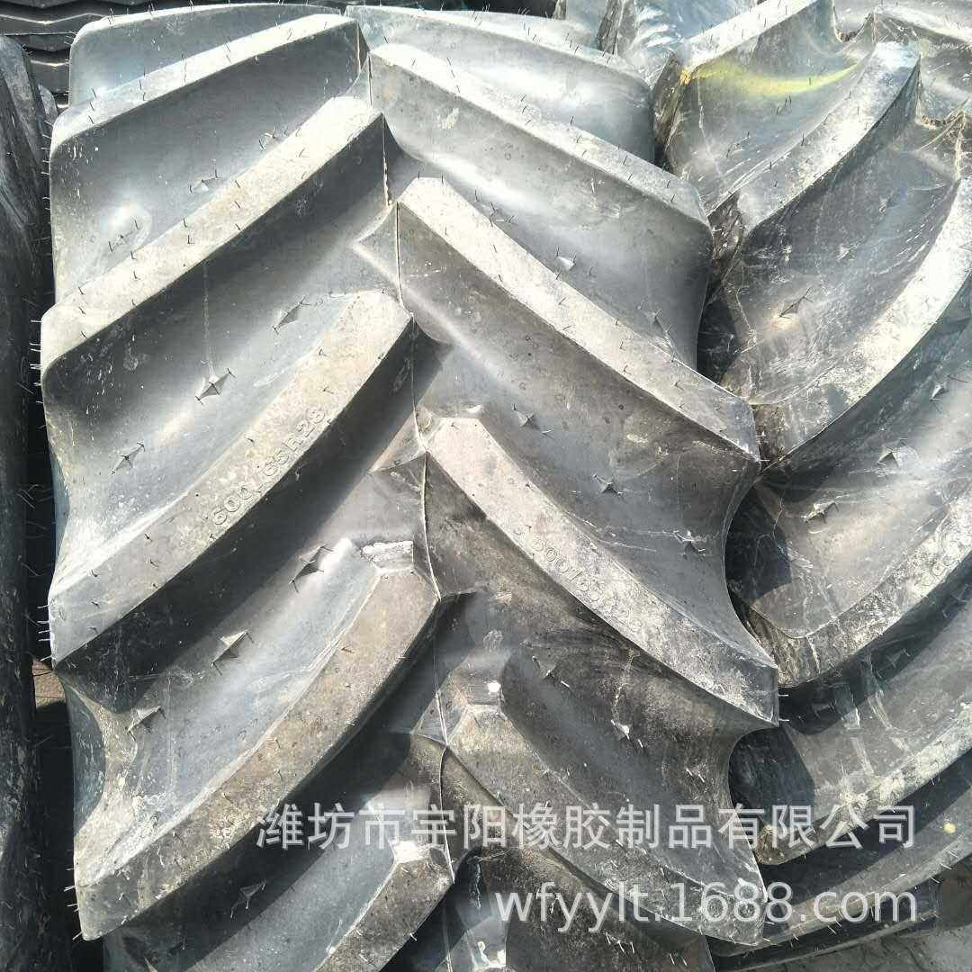 新款直销600/65R28 人字花纹子午线大马力农用拖拉机轮胎