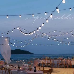 新款 饰泡壳露营 直销低压G50球泡户外灯串可串联24V庭院花园婚礼装