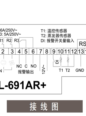新款直销LILYTECH 苏州百合科技ZL-691AR+ RS485通讯机柜精密空调