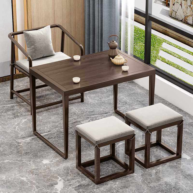 新款直销新中式茶桌椅组合实木茶几茶具套装一体喝茶桌家用小户型,住宅家具,家用茶台/茶桌,淘宝优惠券,粉丝福利购,淘宝优惠卷