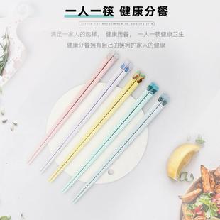 指甲王健康分餐合金 新款 直销源头工厂日式 家用10双装 马卡龙色新款