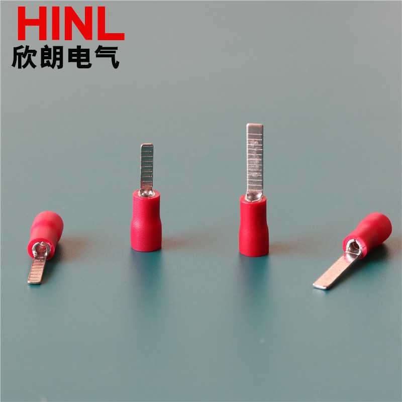 新款直销DBV片形预绝缘接线端子DBV1.25-10 14 18插片式冷压端头