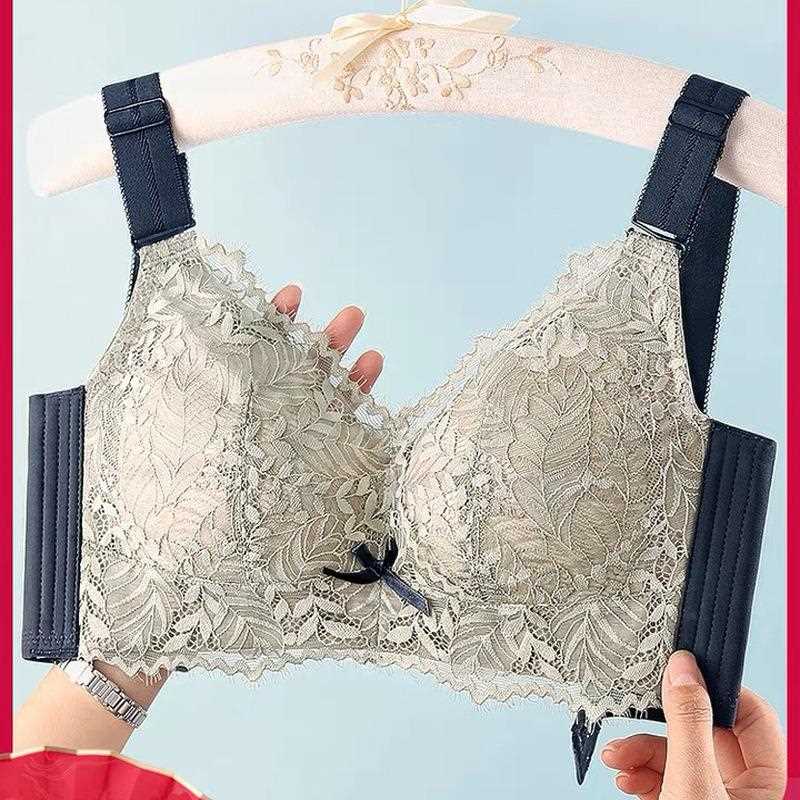 新款直销泰国天然乳胶防螨全罩杯调整型内衣女无钢圈薄款文胸大胸