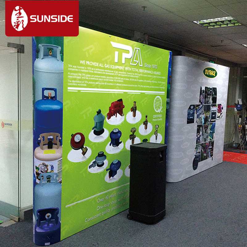 新款直销写真磁吸拉网展架便携背景墙广告位展示架活动背景签到处