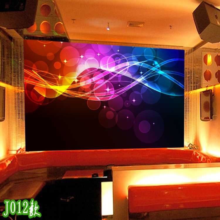 新款直销KTV酒吧3d立体墙纸电视背景无缝4d墙纸壁纸酒店宾馆主题