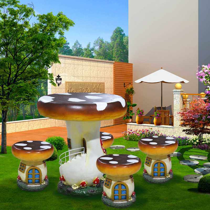 新款直销幼儿园装饰摆件仿真水果雕塑户外桌椅凳庭院花园布置园林,家居饰品,户外/庭院摆件,淘宝优惠券,粉丝福利购,淘宝优惠卷