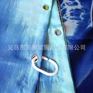 新款直销源头浴帘跨境浴室窗帘涤纶卫生间厨房门帘洗澡间淋浴隔断