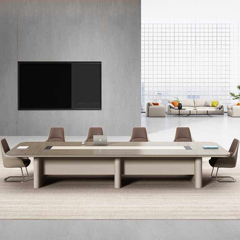 新款直销轻奢大气会议桌简约现代洽谈会客桌大型烤漆会议桌长桌接,商业/办公家具,会议桌,淘宝优惠券,粉丝福利购,淘宝优惠卷