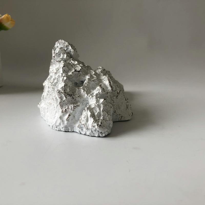 新款直销工艺假山摆件白色树脂工艺品 山峰家居室内景观 创意家居