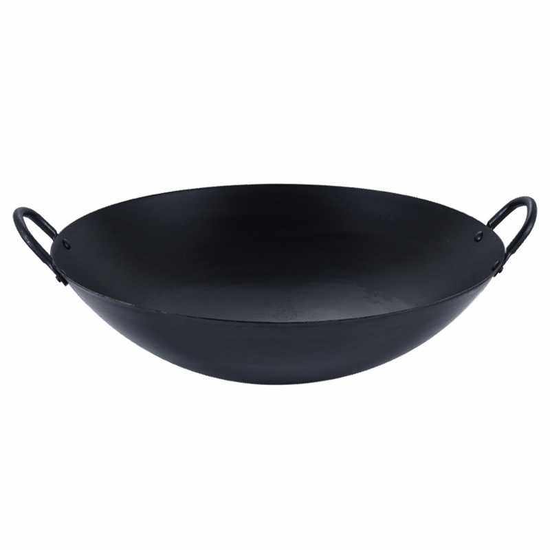 新款直销饭店食堂加厚单把双耳铁锅熟铁炒锅炒菜锅圆底老式燃气灶,厨房/烹饪用具,炒锅,淘宝优惠券,粉丝福利购,淘宝优惠卷