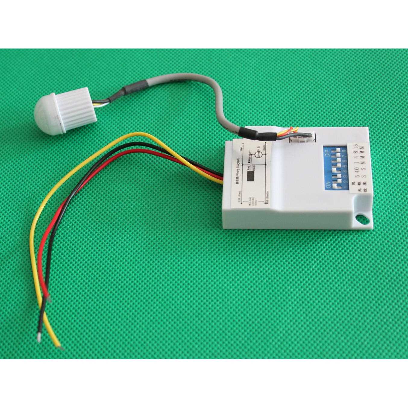 新款直销迷你分体式220V人体感应开关 智能红外感应开关灯带感应