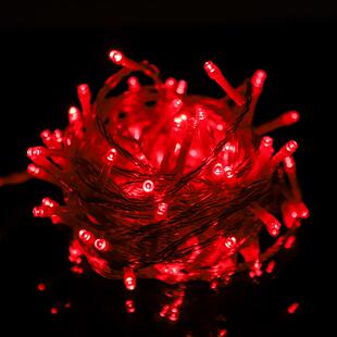 新款直销led满天星灯串节日装饰灯闪灯24V低压多色户外防水工程亮