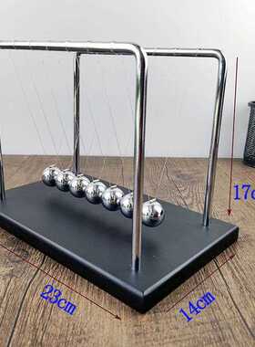 新款直销七球牛顿摆球碰碰球摆件实木桌面摆件装饰品跨境撞球