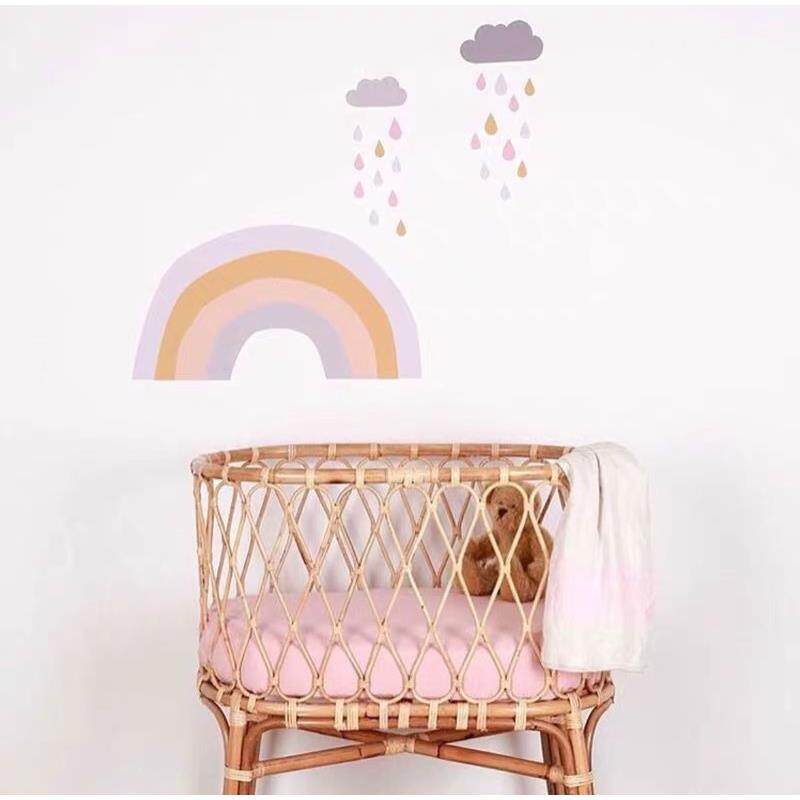 新款直销真藤编儿童床实木婴儿床加宽拼接床大床双胞胎床边床宝宝