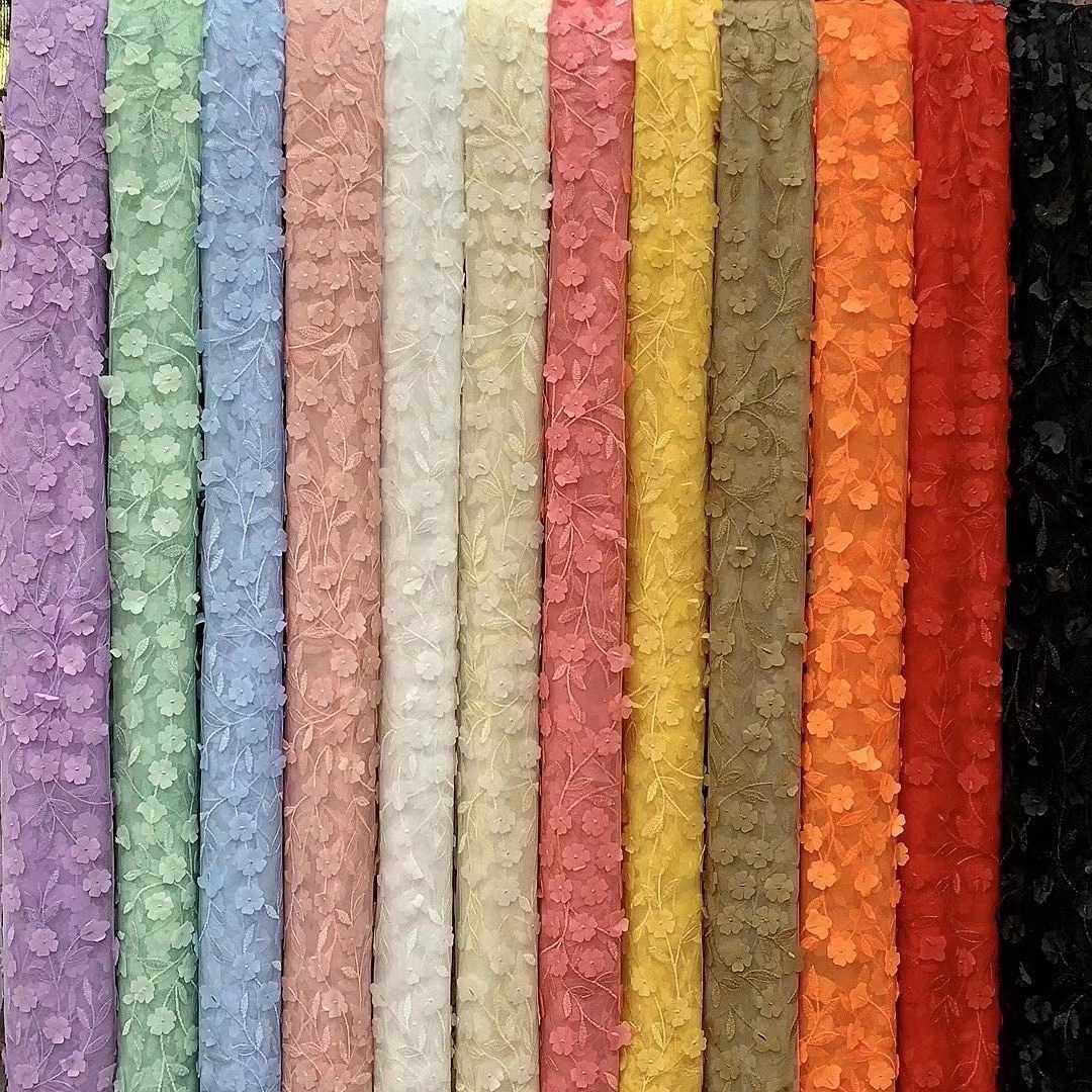 新款直销树叶立体花朵订花 全涤立体绣童装礼服连衣裙网纱布料绣,居家布艺,花边,淘宝优惠券,粉丝福利购,淘宝优惠卷