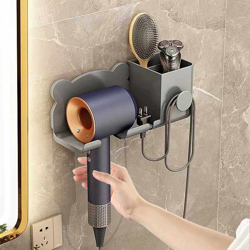 新款直销卫生间吹风机置物架免打孔浴室放置架墙上收纳支架壁挂电,家装主材,卫浴置物架,淘宝优惠券,粉丝福利购,淘宝优惠卷