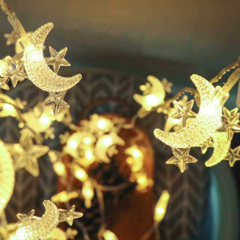 新款直销彩艺灯串led电池款室内圣诞节铜线灯白云月亮星星彩灯装,节庆用品/礼品,装饰灯,淘宝优惠券,粉丝福利购,淘宝优惠卷