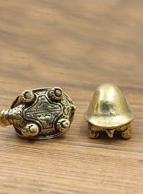 新款直销新款黄铜玄武龙龟家居办公桌面小摆件直播网红茶宠镇纸古