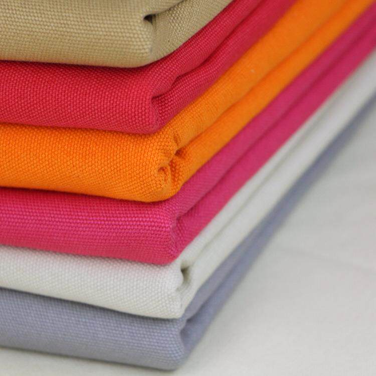 新款直销直供16安再生棉活性加厚染色帆布手袋桌布台布箱包皮具染