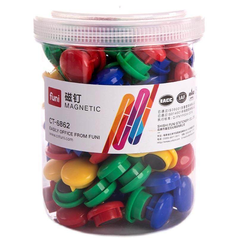 新款直销20mm圆形小磁铁 磁扣/吸铁石/白板磁贴冰箱贴CT-6862混合