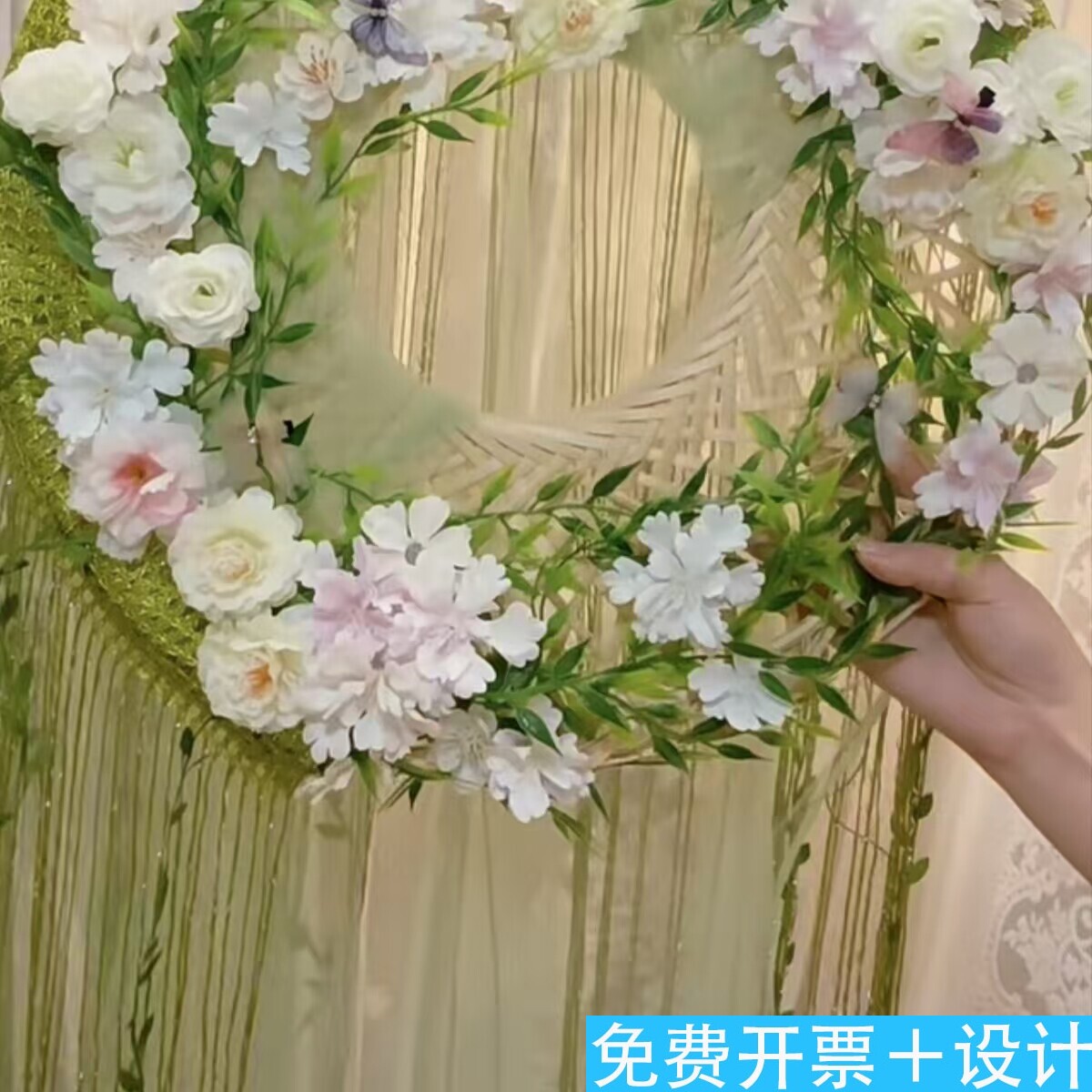 杨柳意古风汉服斗笠纱帽古风超长暮篱防晒仙纱幔帽子帷帽拍照道具