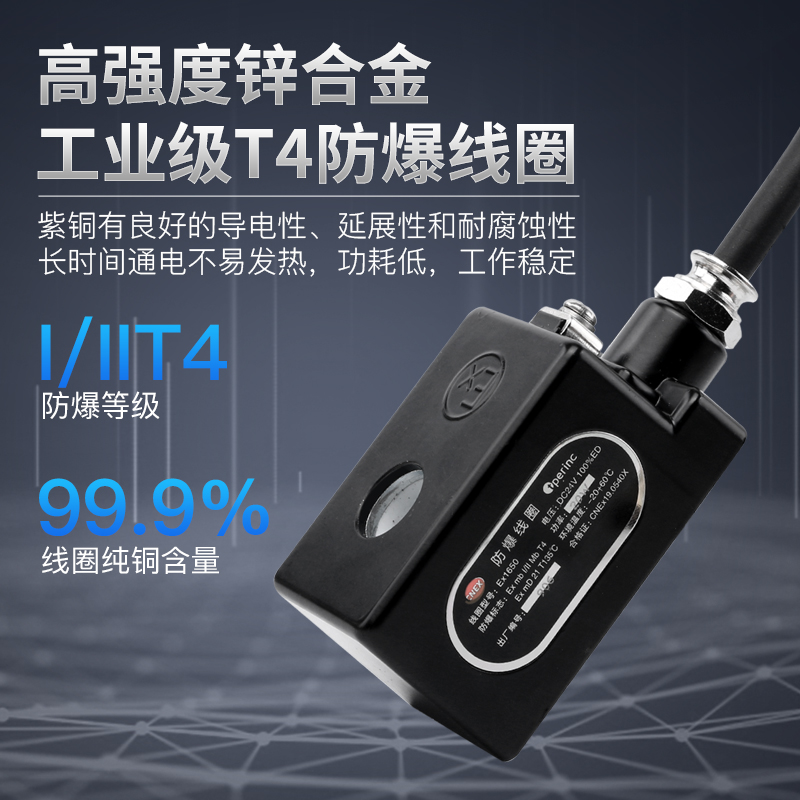 EXmb不锈钢防爆高压电磁阀4分6分1寸2寸化工天然气控制阀220V24V