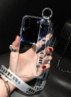 适用OPPOreno10pro手机壳10倍变焦版透明款reno4se腕带reno9挂脖reno7se挂绳reno3pro情侣reno8网红reno6支架