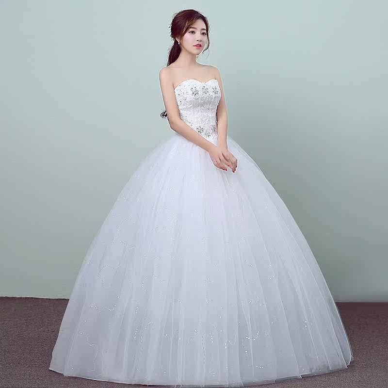 2019 new pattern white Qi Di Wedding dress full dress Self cultivation princess temperament bride Wedding dress full dressin the Women's clothing/Boutique , Wedding/Cheongsam/Formal dress , Wedding  category - from Buy2taobao.com to provide professional Taobao agent buy service