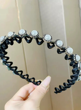 奢华奢侈高端发箍碎发整理发卡