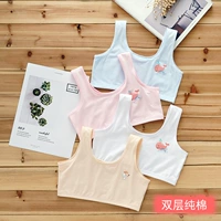 Đồ lót trẻ em nữ sinh cotton trường tiểu học áo ngực 10-11-12 cô gái thời kỳ phát triển ống đồ lót nữ - Ống đồ lót áo lót