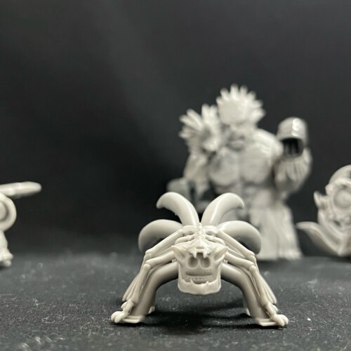 火影忍者系列鸣人暴走六尾查克拉第三方3D打印积木人游戏白模手办
