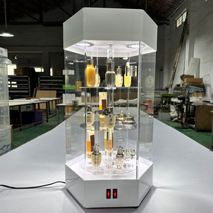 化妆品饰品首饰珠宝展示柜亚克力精品香水手表配件旋转展示架台子